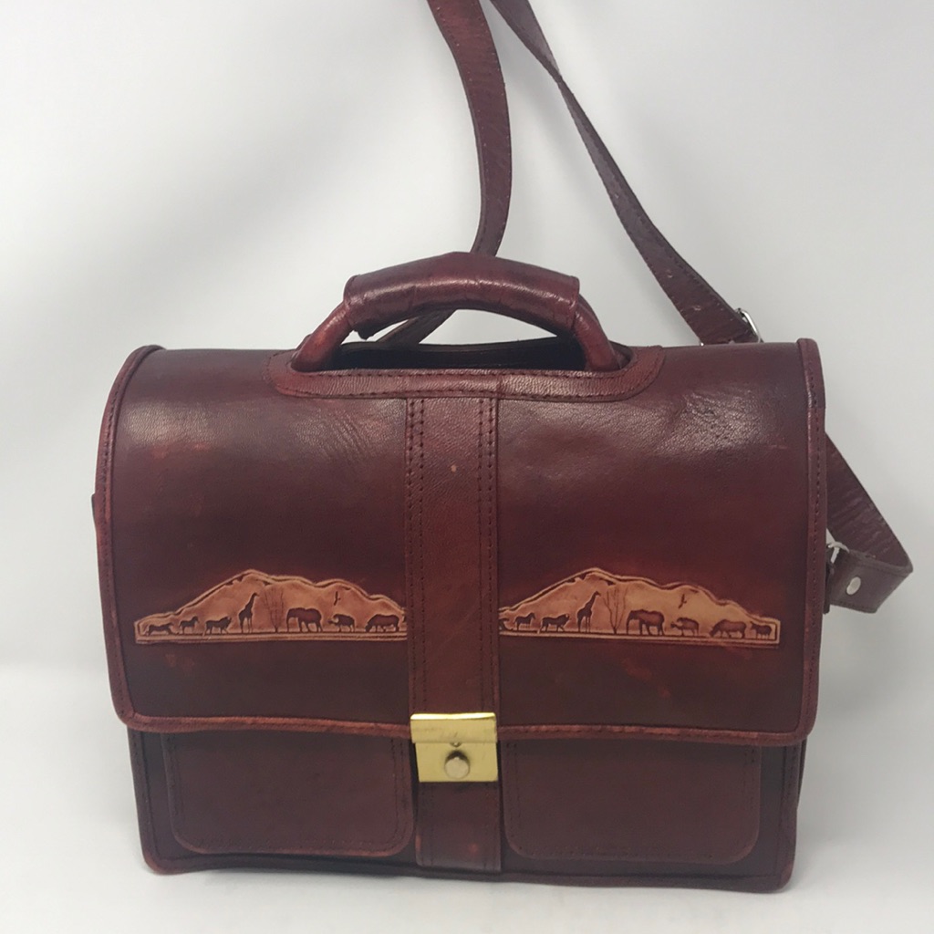 Handcrafted Leather Messenger Bag